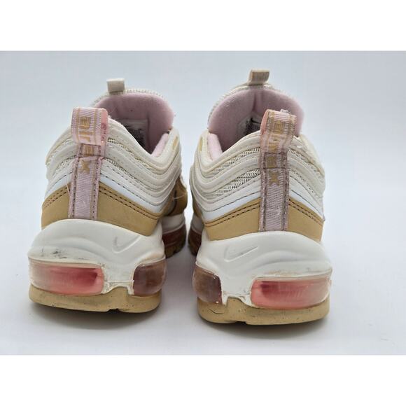 Nike Air Max 97 Sesame Pink Foam GS Size 4Y 921522-113 - Picture 5 of 8